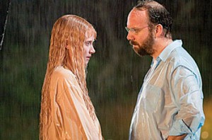 Bryce Dallas Howard and Paul Giamatti in Lady in the Water