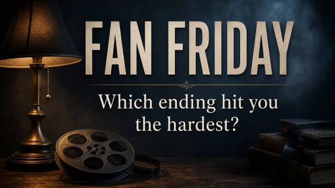 M. Night Fans Fan Friday banner asking which ending hit hardest