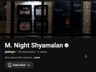 M. Night Shyamalan's YouTube Channel