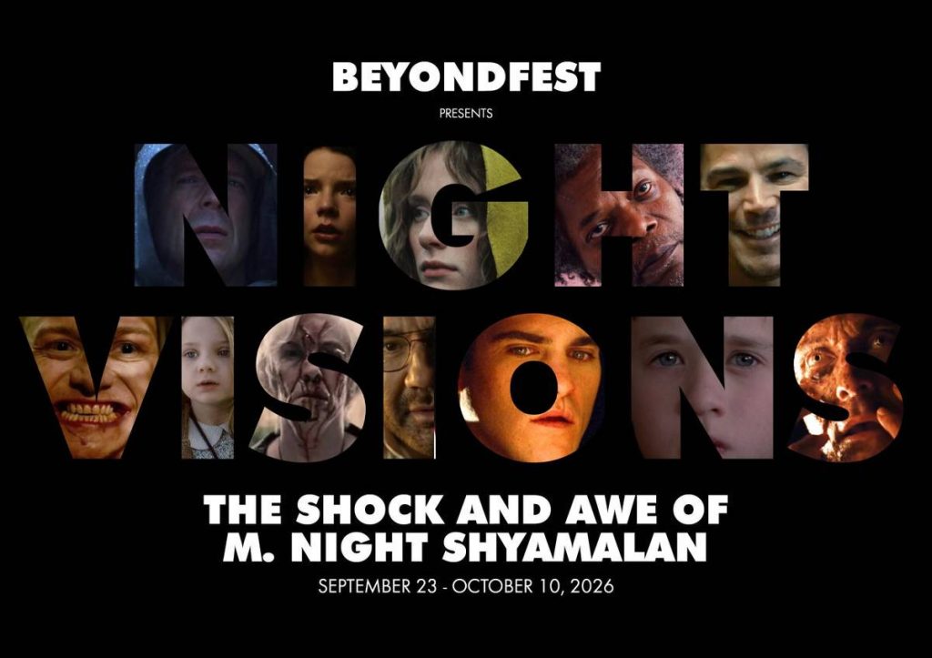 Beyond Fest Night Visions: The Shock and Awe of M. Night Shyamalan promo art.