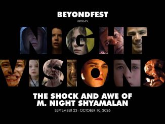 Beyond Fest Night Visions: The Shock and Awe of M. Night Shyamalan promo art.